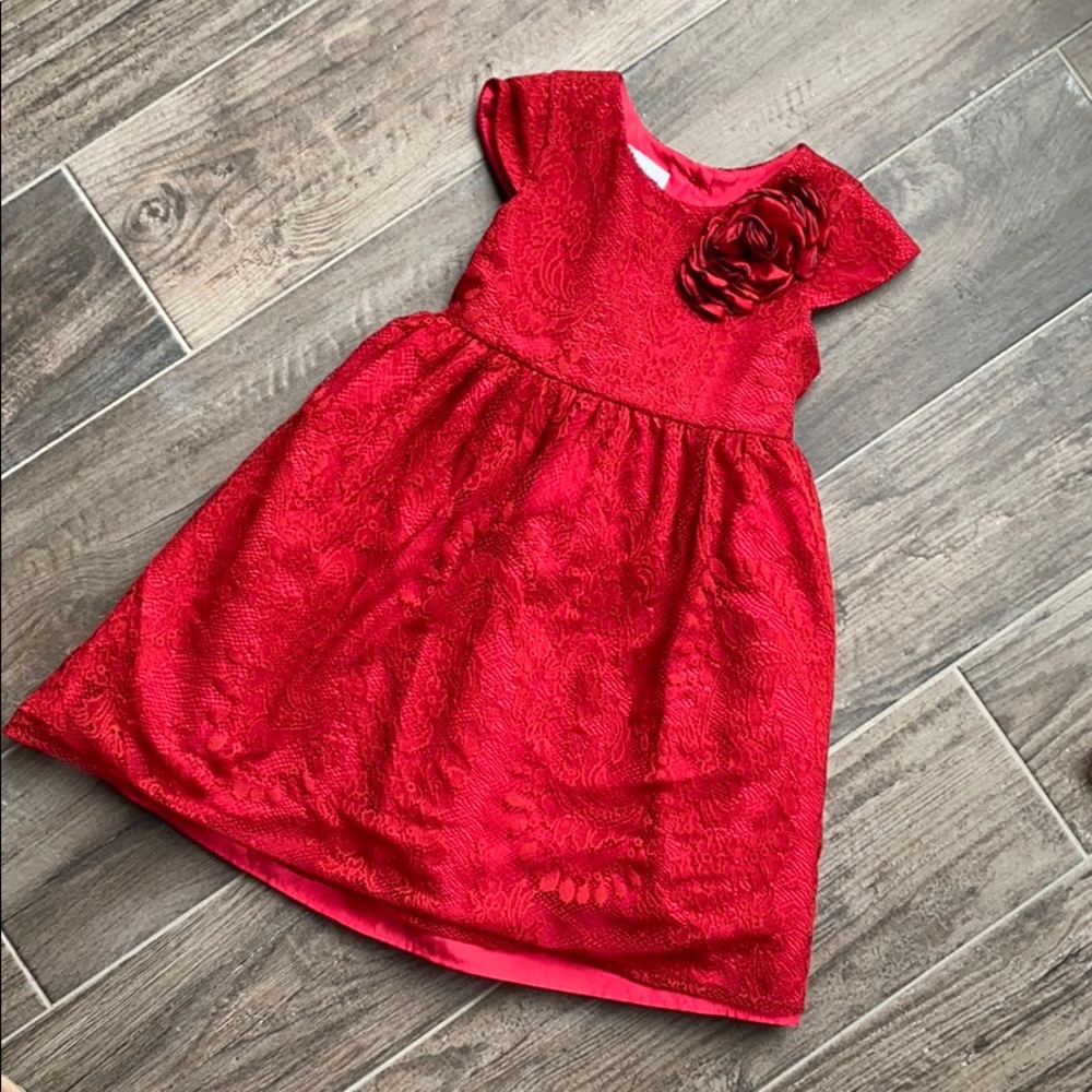 Red Lace Dress